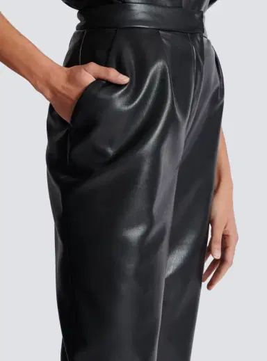 Balmain High-waisted faux leather trousers | Thumbnail 5 Balmain High-waisted faux leather trousers | Thumbnail 5
