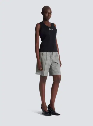 Balmain Relaxed tank top with Paris Brush print | Thumbnail 3 Balmain Relaxed tank top with Paris Brush print | Thumbnail 3
