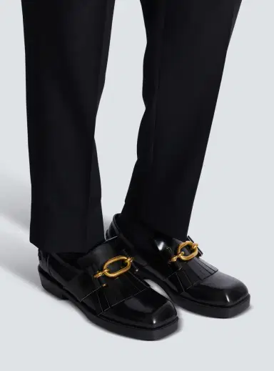 Balmain Sync glazed leather loafers | Thumbnail 2 Balmain Sync glazed leather loafers | Thumbnail 2