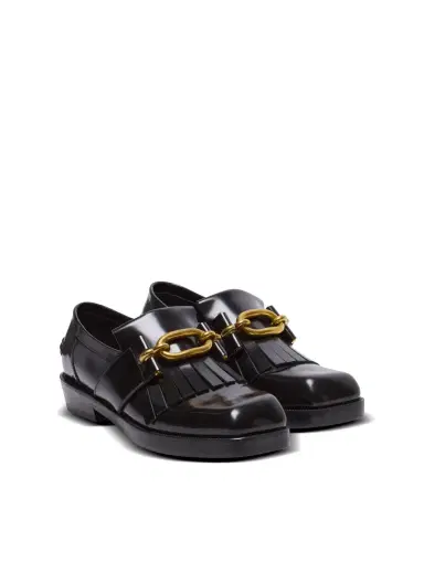 Balmain Sync glazed leather loafers | Thumbnail 3 Balmain Sync glazed leather loafers | Thumbnail 3
