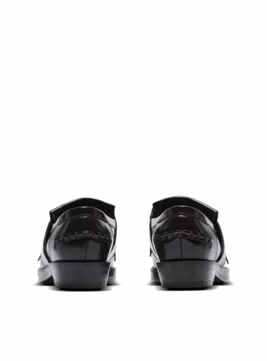 Balmain Sync glazed leather loafers | Thumbnail 4 Balmain Sync glazed leather loafers | Thumbnail 4