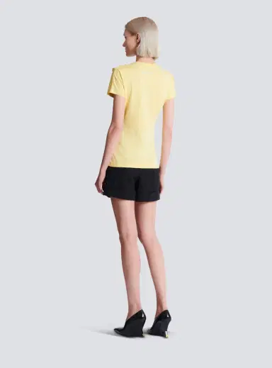 Balmain Draped T-shirt with buttons | Thumbnail 4 Balmain Draped T-shirt with buttons | Thumbnail 4