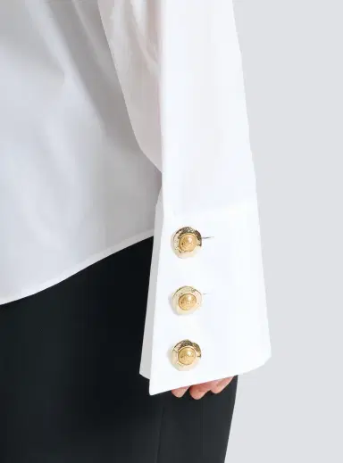 Balmain Ruffled poplin shirt | Thumbnail 5 Balmain Ruffled poplin shirt | Thumbnail 5