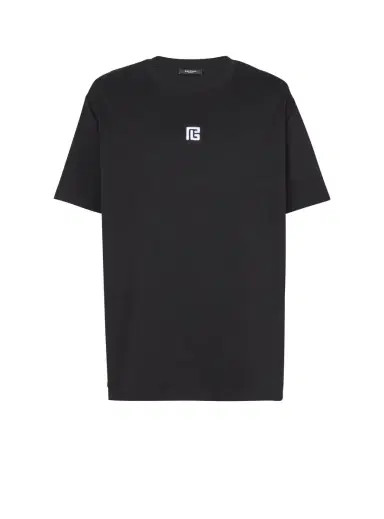 Balmain PB embroidered T-shirt | Thumbnail 1 Balmain PB embroidered T-shirt | Thumbnail 1