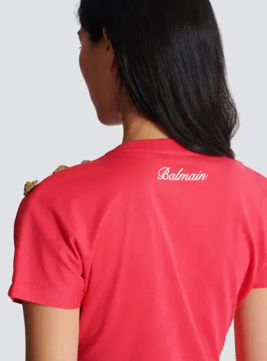 Balmain Draped T-shirt with buttons | Thumbnail 6 Balmain Draped T-shirt with buttons | Thumbnail 6