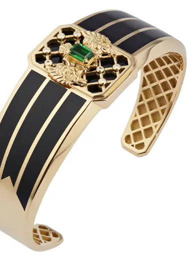Balmain Emblem Large Cuff | Thumbnail 2 Balmain Emblem Large Cuff | Thumbnail 2