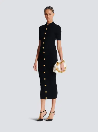 Balmain Cable-knit midi skirt | Thumbnail 2 Balmain Cable-knit midi skirt | Thumbnail 2