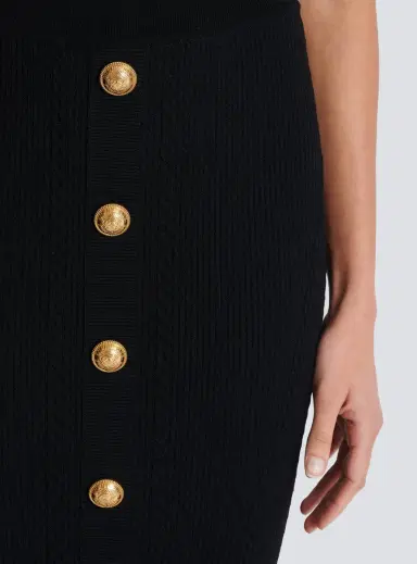 Balmain Cable-knit midi skirt | Thumbnail 5 Balmain Cable-knit midi skirt | Thumbnail 5