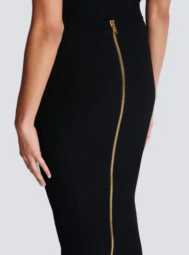 Balmain Cable-knit midi skirt | Thumbnail 6 Balmain Cable-knit midi skirt | Thumbnail 6