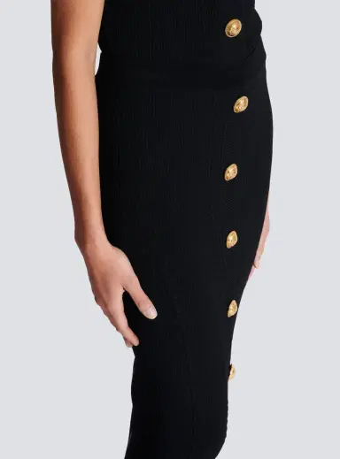 Balmain Cable-knit midi skirt | Thumbnail 7 Balmain Cable-knit midi skirt | Thumbnail 7
