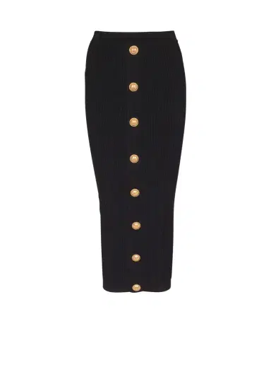Balmain Cable-knit midi skirt | Thumbnail 1 Balmain Cable-knit midi skirt | Thumbnail 1