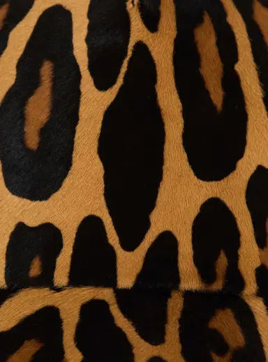 Balmain Ponyskin-style leather cap with leopard pattern | Thumbnail 5 Balmain Ponyskin-style leather cap with leopard pattern | Thumbnail 5