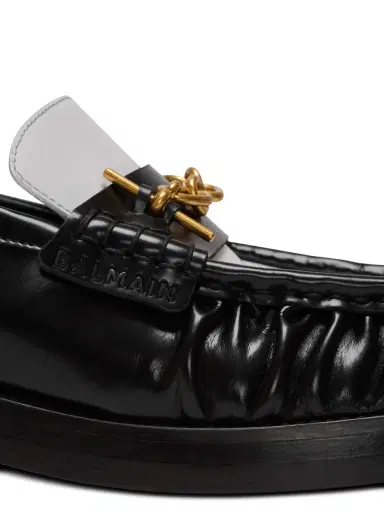 Balmain Sync glazed leather loafers | Thumbnail 5 Balmain Sync glazed leather loafers | Thumbnail 5
