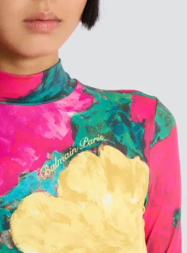 Balmain Printed high-neck top | Thumbnail 5 Balmain Printed high-neck top | Thumbnail 5