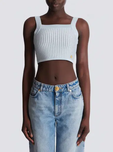 Balmain Textured knit top | Thumbnail 8 Balmain Textured knit top | Thumbnail 8
