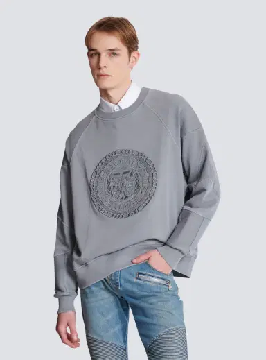 Balmain Embroidered Médaille sweatshirt | Thumbnail 5 Balmain Embroidered Médaille sweatshirt | Thumbnail 5