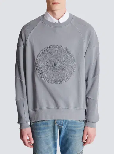 Balmain Embroidered Médaille sweatshirt | Thumbnail 7 Balmain Embroidered Médaille sweatshirt | Thumbnail 7
