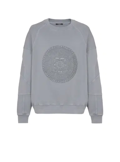 Balmain Embroidered Médaille sweatshirt | Thumbnail 1 Balmain Embroidered Médaille sweatshirt | Thumbnail 1