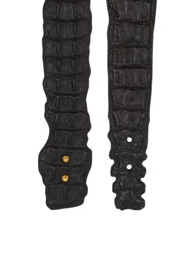 Balmain Wide crocodile-print leather belt | Thumbnail 3 Balmain Wide crocodile-print leather belt | Thumbnail 3