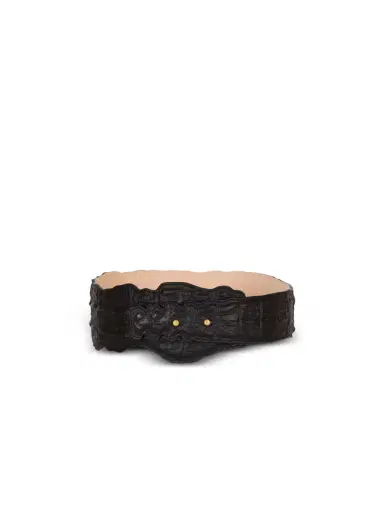 Balmain Wide crocodile-print leather belt | Thumbnail 4 Balmain Wide crocodile-print leather belt | Thumbnail 4