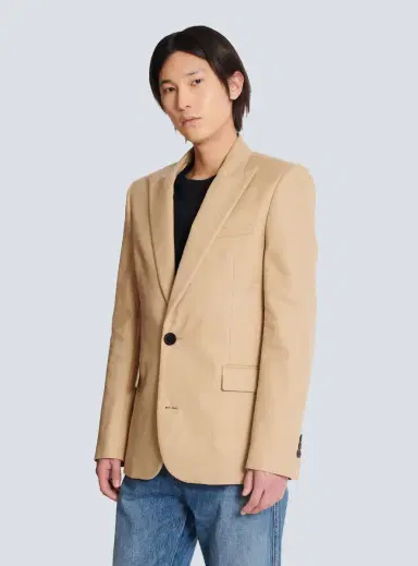 Balmain Canvas 2-buttons jacket | Thumbnail 7 Balmain Canvas 2-buttons jacket | Thumbnail 7
