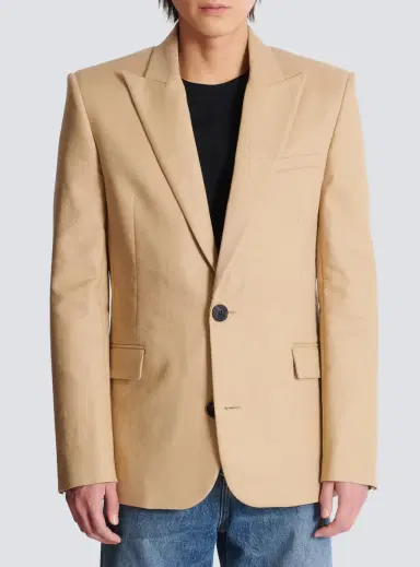 Balmain Canvas 2-buttons jacket | Thumbnail 8 Balmain Canvas 2-buttons jacket | Thumbnail 8
