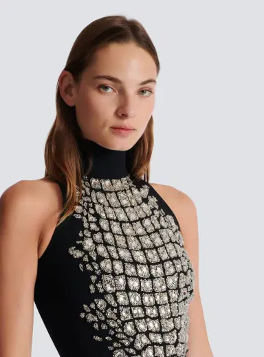 Balmain Long embroidered slit dress | Thumbnail 6 Balmain Long embroidered slit dress | Thumbnail 6
