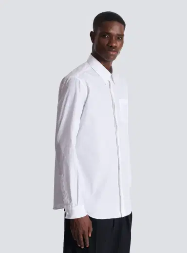 Balmain Écusson embroidered poplin shirt | Thumbnail 5 Balmain Écusson embroidered poplin shirt | Thumbnail 5