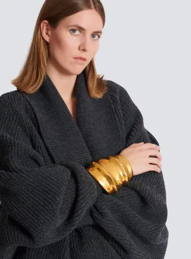 Balmain Brass bamboo cuff | Thumbnail 2 Balmain Brass bamboo cuff | Thumbnail 2