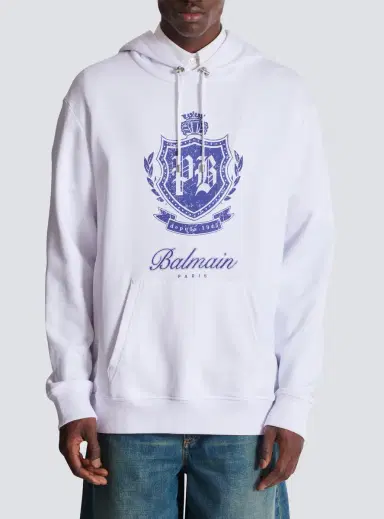 Balmain College Emblem hoodie | Thumbnail 7 Balmain College Emblem hoodie | Thumbnail 7