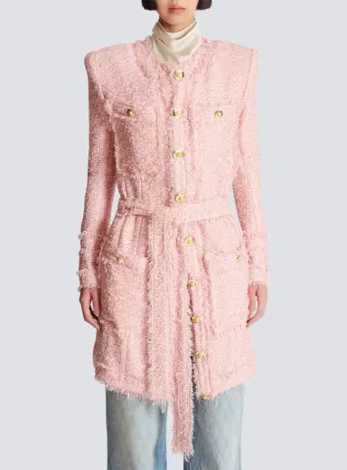 Balmain Sequinned tweed edge-to-edge jacket | Thumbnail 8 Balmain Sequinned tweed edge-to-edge jacket | Thumbnail 8