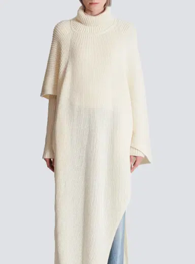 Balmain Asymmetric Knit Cape | Thumbnail 7 Balmain Asymmetric Knit Cape | Thumbnail 7