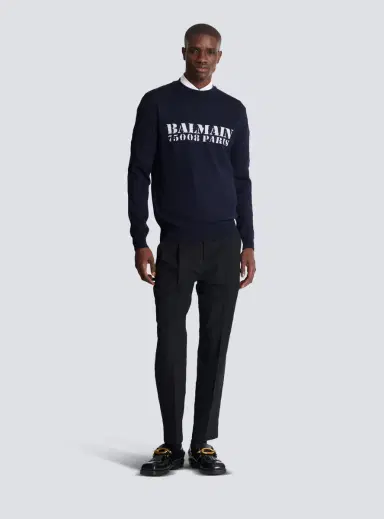 Balmain Stamp merino wool jumper | Thumbnail 2 Balmain Stamp merino wool jumper | Thumbnail 2