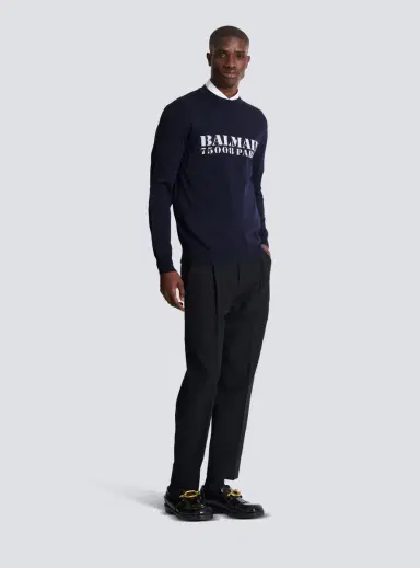 Balmain Stamp merino wool jumper | Thumbnail 3 Balmain Stamp merino wool jumper | Thumbnail 3
