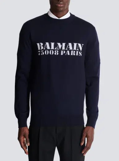 Balmain Stamp merino wool jumper | Thumbnail 7 Balmain Stamp merino wool jumper | Thumbnail 7