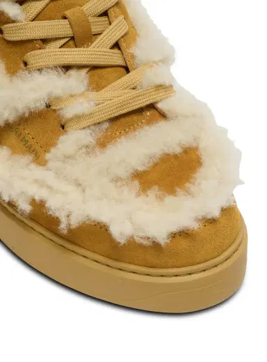 Balmain B-Court Flip shearling sneakers | Thumbnail 7 Balmain B-Court Flip shearling sneakers | Thumbnail 7