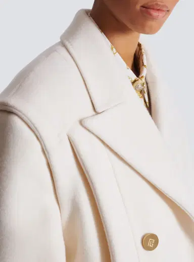 Balmain Cropped wool reefer jacket | Thumbnail 6 Balmain Cropped wool reefer jacket | Thumbnail 6