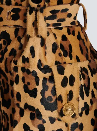Balmain Ponyskin-style leather midi skirt with leopard pattern | Thumbnail 6 Balmain Ponyskin-style leather midi skirt with leopard pattern | Thumbnail 6