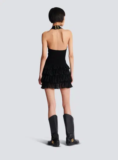 Balmain Cable-knit halterneck top | Thumbnail 4 Balmain Cable-knit halterneck top | Thumbnail 4
