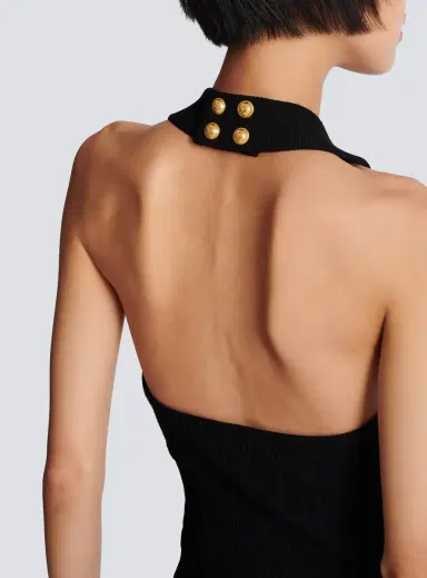 Balmain Cable-knit halterneck top | Thumbnail 6 Balmain Cable-knit halterneck top | Thumbnail 6