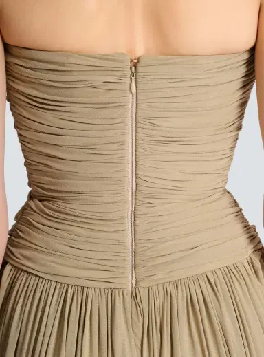 Balmain Draped strapless jumpsuit | Thumbnail 5 Balmain Draped strapless jumpsuit | Thumbnail 5