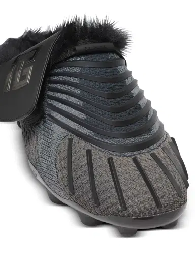 Balmain Half Time faux fur-lined mules with technical fabrics | Thumbnail 7 Balmain Half Time faux fur-lined mules with technical fabrics | Thumbnail 7
