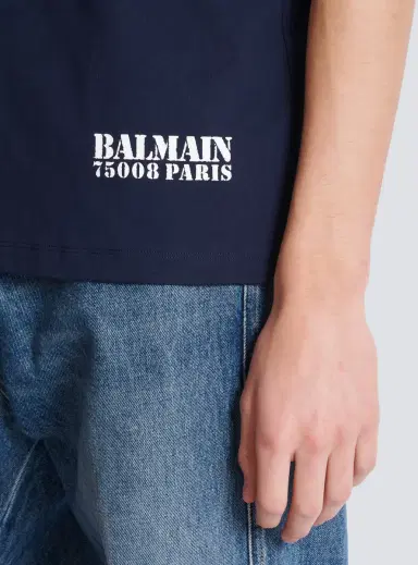 Balmain Small Stamp printed T-shirt | Thumbnail 5 Balmain Small Stamp printed T-shirt | Thumbnail 5