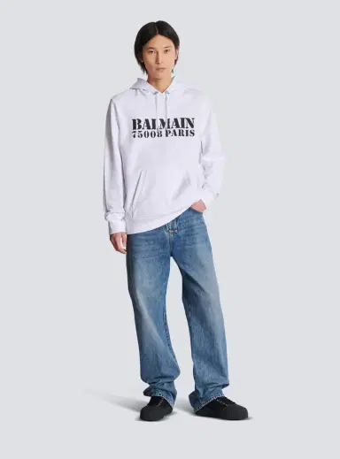 Balmain Stamp printed hoodie | Thumbnail 2 Balmain Stamp printed hoodie | Thumbnail 2