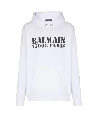 Balmain Stamp printed hoodie | Thumbnail 1 Balmain Stamp printed hoodie | Thumbnail 1