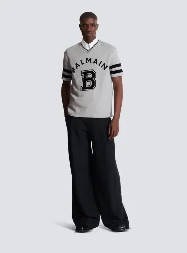 Balmain Sport V-neck T-shirt | Thumbnail 2 Balmain Sport V-neck T-shirt | Thumbnail 2
