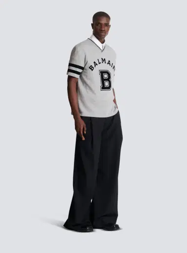 Balmain Sport V-neck T-shirt | Thumbnail 3 Balmain Sport V-neck T-shirt | Thumbnail 3