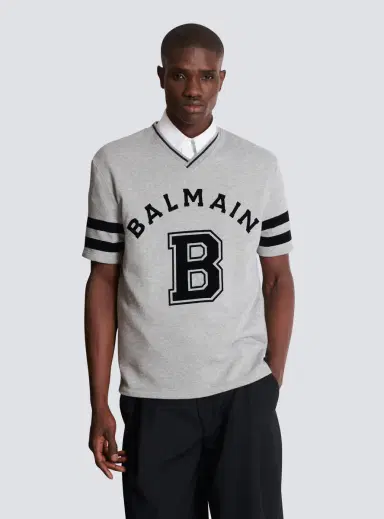 Balmain Sport V-neck T-shirt | Thumbnail 5 Balmain Sport V-neck T-shirt | Thumbnail 5