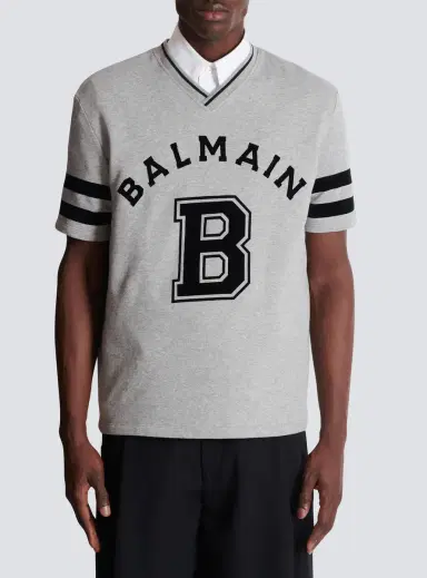Balmain Sport V-neck T-shirt | Thumbnail 7 Balmain Sport V-neck T-shirt | Thumbnail 7