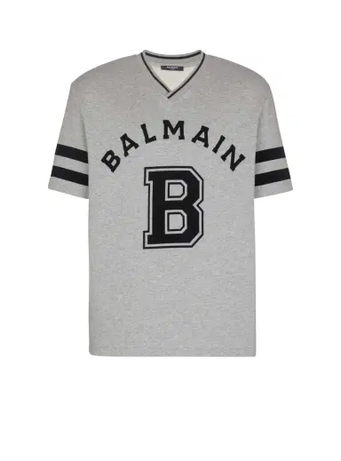 Balmain Sport V-neck T-shirt | Thumbnail 1 Balmain Sport V-neck T-shirt | Thumbnail 1